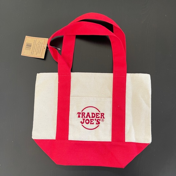 Bags Nwt Trader Joe Mini Tote Poshmark